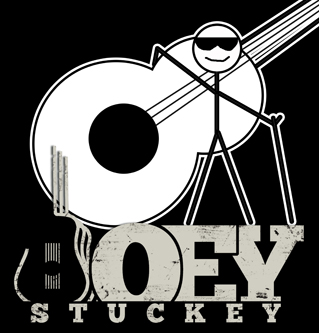 Joey Stuckey stick figure man logo