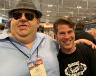 Joey with CEO of Pigtronix and Supro Dave Koltai