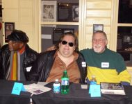 Joey with Hamp -King Bee- Swain and Steve Chanin at Macon Music Book Release