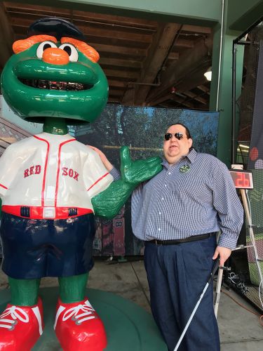 Walley the Red Sox Mascot - He’s a Big Green Monster - LOL