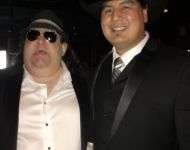 Joey with country rising star Moses Rangel from Texas at Soiree NYC 2018
