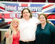 Joey and Jen with their Cupid Lee McWilliams at UK Trip Party