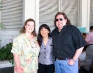Joey and Jennifer with Allison at Kahala Mandarin in Hawaii