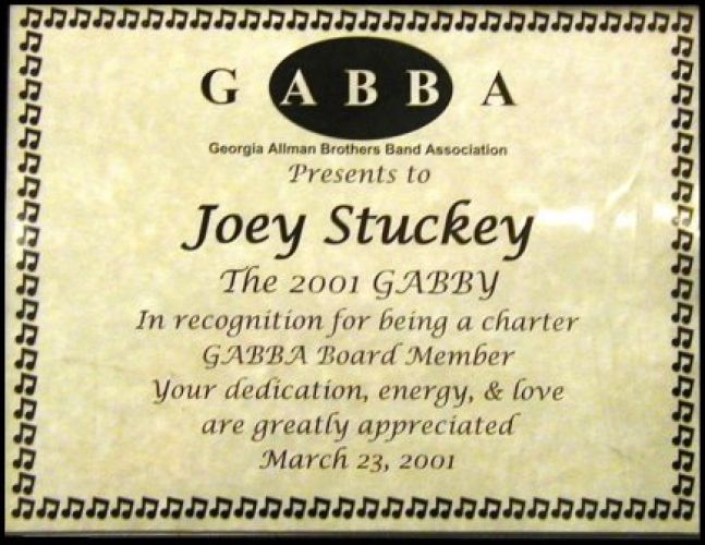 Gabba Award 2001