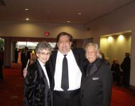 Joey with Dr. Bobbi Bailey and Johnny Carson at GAMusicHOF 2009