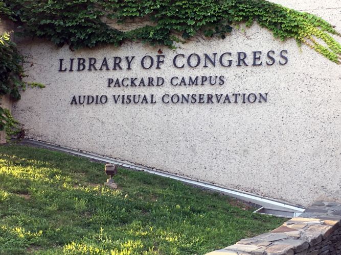 Library of Congress Packard Campus National Audio-Video Conservation Center (site of AES 2018 Conference)