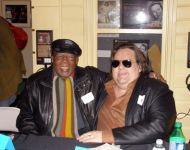 Joey with Hamp -King Bee- Swain at Macon Music Book Release
