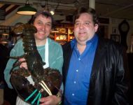 Joye with 9# lobster in Boston