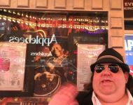 Joey outside BB Kings for the 2018 Grammy Soiree—had to pay respects to the King and Lucille
