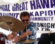 hawaii peterfactora playing with Joey at Great Hawaiian Jazz Blowout