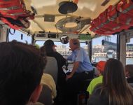 Joey Driving the Duck Boat in San Francisco